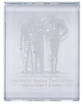 2008 Lou Holtz Statue Dedication Award (Holtz LOA)